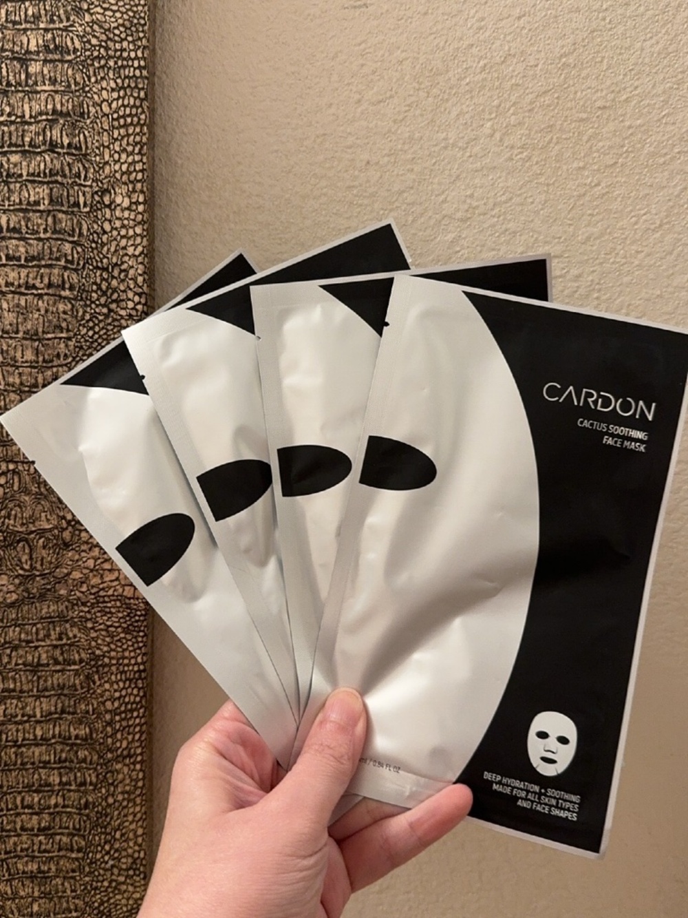 4pc Cardon Cactus Soothing Face Mask 1pc*4